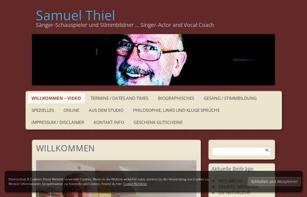 Vorschau von samuelthiel.wordpress.com, Samuel Thiel