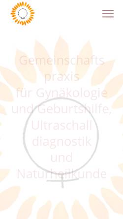 Vorschau der mobilen Webseite www.natur-frauenheilkunde.de, Dres. med. Rott & Schön, Gynäkologische Praxisgemeinschaft