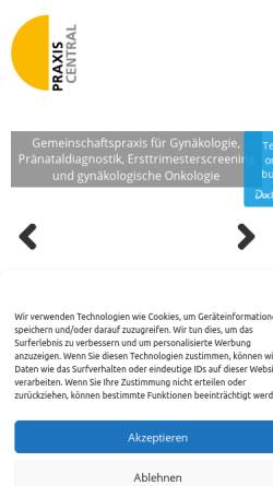 Vorschau der mobilen Webseite www.praxiscentral.de, Praxis Central