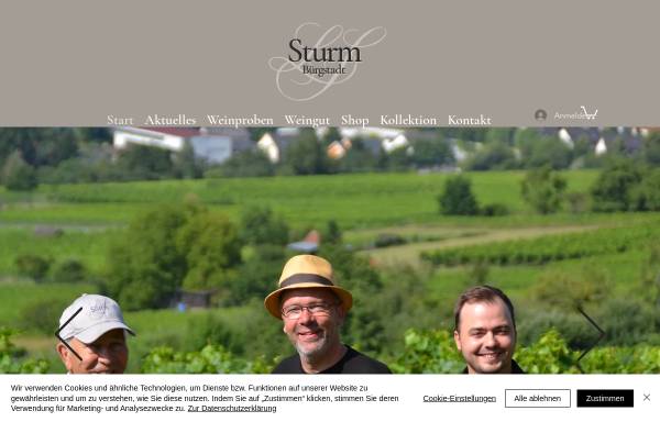 Vorschau von www.weingut-sturm.com, Weingut Sturm