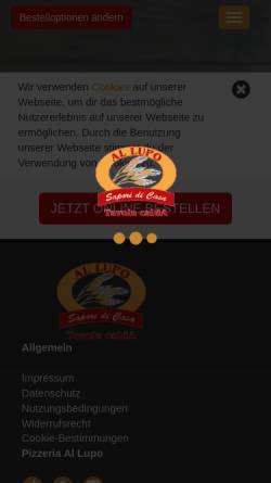 Vorschau der mobilen Webseite al-lupo.de, Al-Lupo