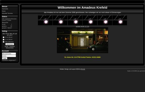 Vorschau von www.disco-amadeus.de, Amadeus