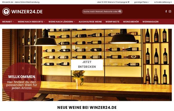 Vorschau von www.suedwein.de, Südwein Import & Handel GmbH