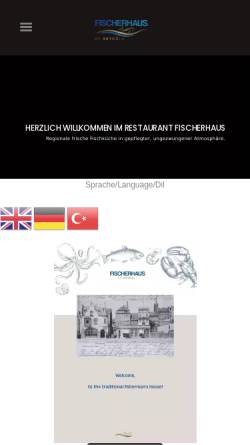 Vorschau der mobilen Webseite www.restaurant-fischerhaus.de, Fischerhaus