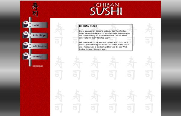 Vorschau von www.ichiban-sushi.de, Ichiban Sushi