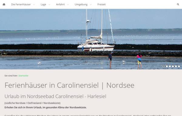Vorschau von www.landgrebe-nordseekueste.de, Ferienhaus Sonnenblume und Seestern