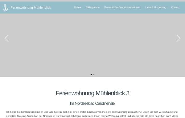 Vorschau von www.muehlenblick3.de, Ferienwohnung Mühlenblick 3, Familie Binder