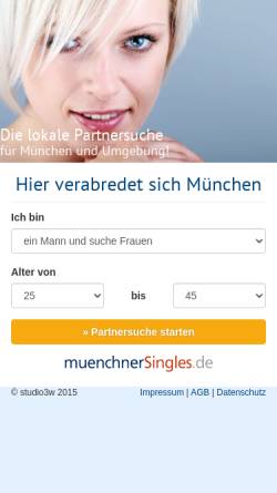 Vorschau der mobilen Webseite www.muenchner-singles.de, Muenchner-Singles.de