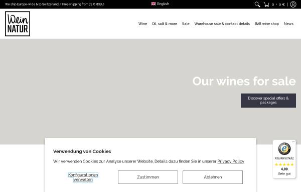 Vorschau von www.slowenien-weine.de, Wein-Import & Vertrieb V. Sagolla