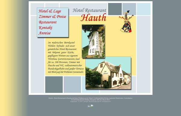 Vorschau von www.hotel-hauth.de, Hotel Restaurant Hauth
