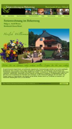 Vorschau der mobilen Webseite www.fewobraun.de, Gästehaus Helga Braun