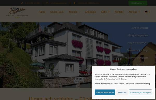 Vorschau von www.moselpension.de, Hotel - Pension Villa Tummelchen