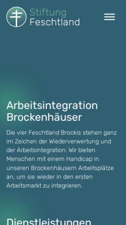 Vorschau der mobilen Webseite www.brocki-grischun.ch, Brocki Grischun