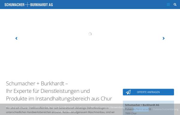 Vorschau von www.schumacher-burkhardt.ch, Schumacher + Burkhardt AG