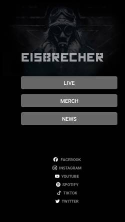 Vorschau der mobilen Webseite www.eis-brecher.com, Eisbrecher