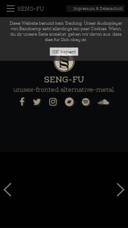 Vorschau der mobilen Webseite seng-fu.com, Seng-Fu