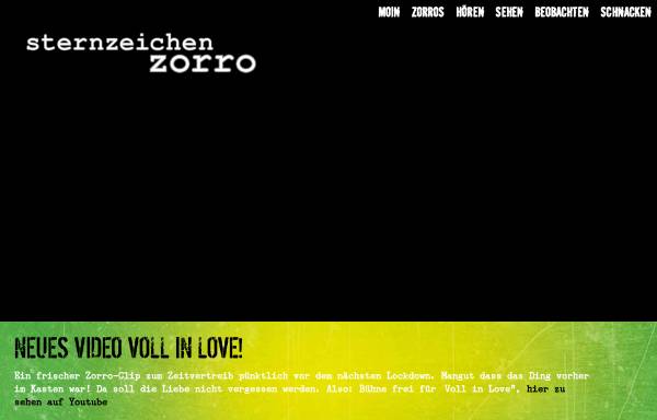 Vorschau von www.sternzeichen-zorro.de, Sternzeichen Zorro