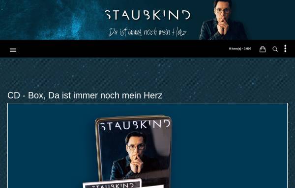 Vorschau von www.staubkinder.de, Staubkinder - Das Portal für Fans der Gruppe 