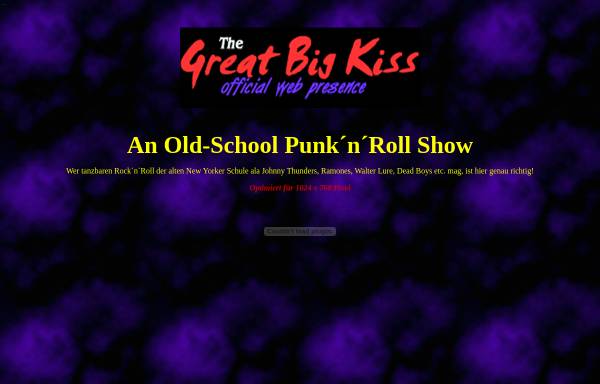 Vorschau von www.greatbigkiss.de, Great Big Kiss, The