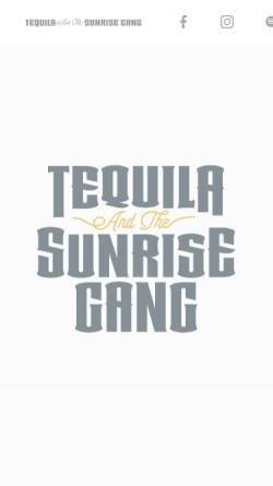Vorschau der mobilen Webseite www.tequilaandthesunrisegang.de, Tequila and the Sunrise Gang
