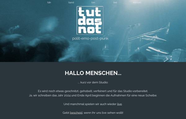Vorschau von www.tutdasnot.de, tut das not
