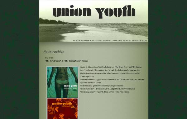 Vorschau von www.union-youth.com, Union Youth