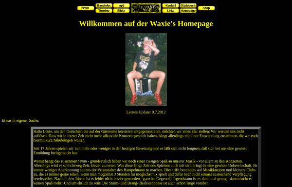 Vorschau von www.waxies.de, Waxie's