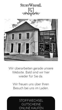 Vorschau der mobilen Webseite www.stoffwechselpk.de, Stoffwechsel Patrick Kühle