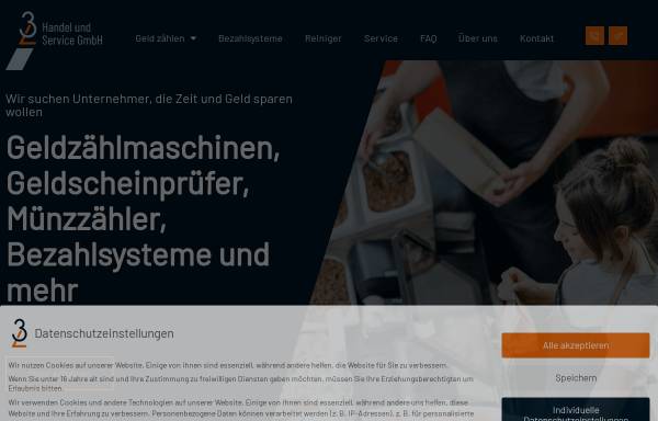 Vorschau von geldzaehlmaschinen.com, Ludt Cash Solutions GmbH