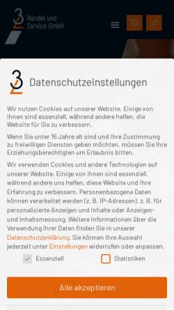 Vorschau der mobilen Webseite geldzaehlmaschinen.com, Ludt Cash Solutions GmbH