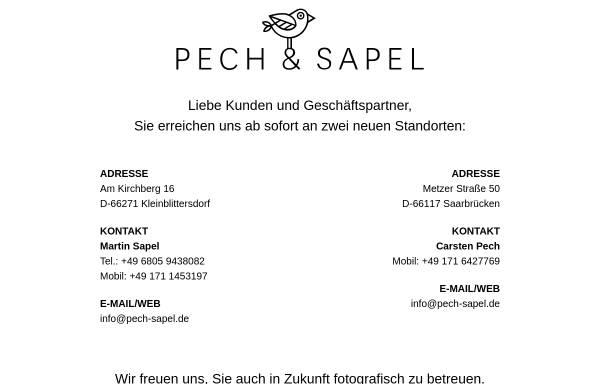 Vorschau von www.pechundsapel.de, Fotodesign Pech und Sapel