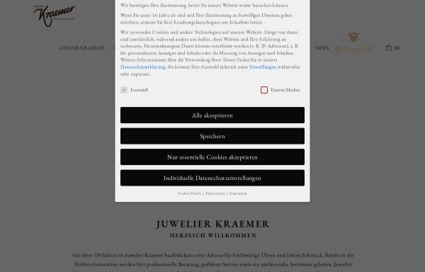 Vorschau von www.juwelier-kraemer.de, Fritz Kraemer GmbH und Co. KG