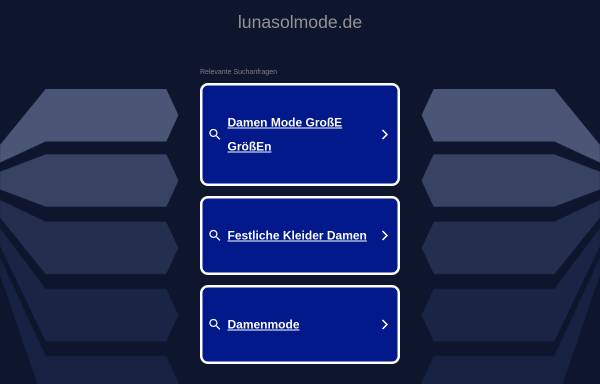 Vorschau von www.lunasolmode.de, Luna Sol