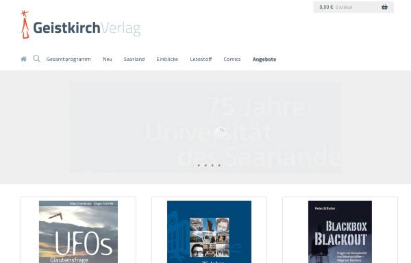 Vorschau von www.geistkirch.de, Geistkirch-Verlag Florian Brunner und Harald Hoos GbR