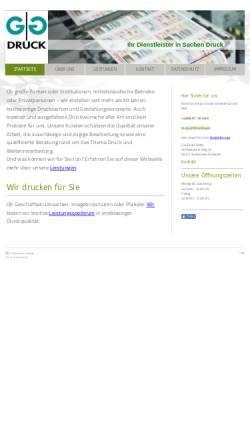 Vorschau der mobilen Webseite gg-druck.de, GG Druck GmbH Dudweiler
