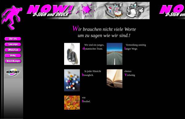 Vorschau von www.now-design.de, Now D-Sign und Druck Jörg Kuhn Klarenthal