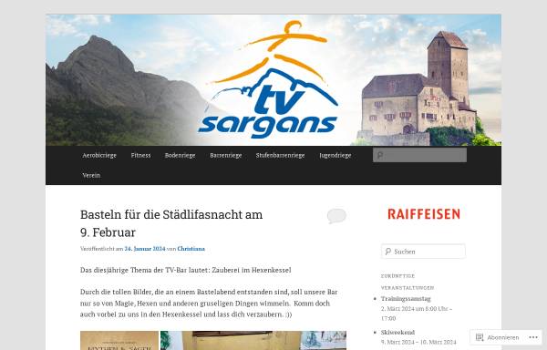 Vorschau von www.tvsargans.ch, Turnverein Sargans