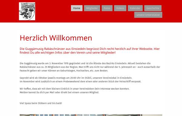 Vorschau von www.rabaeschraenzer.ch, Guggenmusik Rabäschränzer