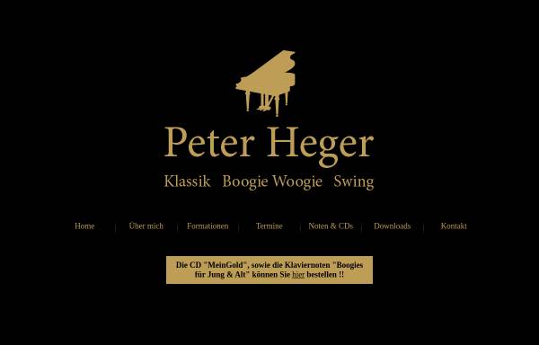 Vorschau von www.peterheger.de, Peter Heger