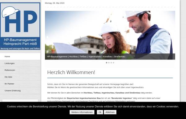 Vorschau von www.helmprecht.com, HP Baumanagement - Peter Helmprecht
