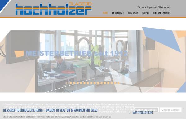 Vorschau von www.hochholzer.net, Josef Hochholzer - Glasermeister