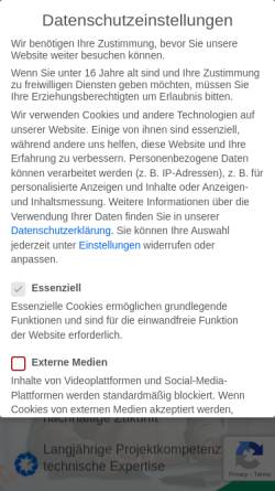 Vorschau der mobilen Webseite www.ib-bauer.de, Josef und Thomas Bauer Ingenieurbüro GmbH