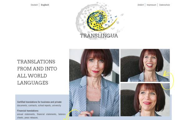 Vorschau von www.translingua-sprachen.de, Translingua Sprachen - Susanne Vollmer
