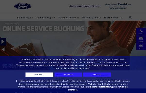 Vorschau von ford-ewald-erding.de, Autohaus Ewald GmbH