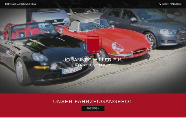 Vorschau von www.biller-erding.de, Dionys Biller und Sohn GbR