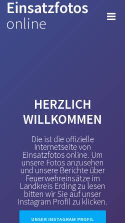 Vorschau der mobilen Webseite www.fotoherkner.de, Einsatzfotos - Günter Herkner