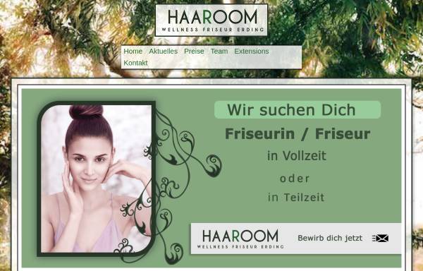 Vorschau von www.haaroom.de, Haarom - Wellness und Barber Shop