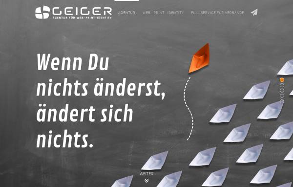 Vorschau von www.agenturgeiger.de, GEIGER Agentur für Web · Print · Identity