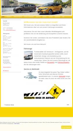 Vorschau der mobilen Webseite www.auto-karl.de, Auto Karl GmbH