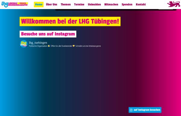 Vorschau von lhg-bw.de, LHG - Liberale Hochschulgruppe Tübingen